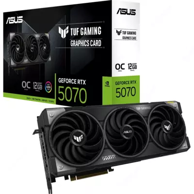 Видеокарта ASUS GeForce RTX5070 TUF GAMING 12GB GDDR7