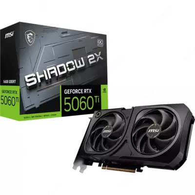 Видеокарта MSI GeForce RTX5060 Ti SHADOW 2X OC PLUS 16GB
