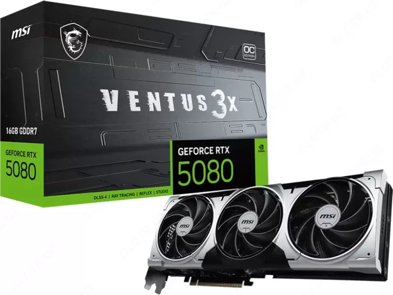 Videokarta MSI GeForce RTX 5080 VENTUS 3X OC PLUS 16GB