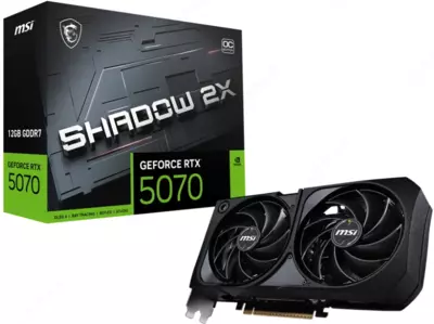 Видеокарта MSI GeForce RTX 5070 SHADOW 2X OC 12GB