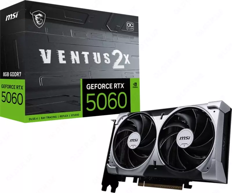 Видеокарта MSI GeForce RTX RTX 5060 VENTUS 2X 8GB
