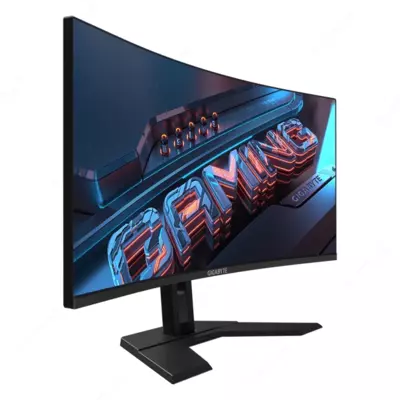 34 duymli GIGABYTE GS34WQCP-EK egri o‘yin monitori