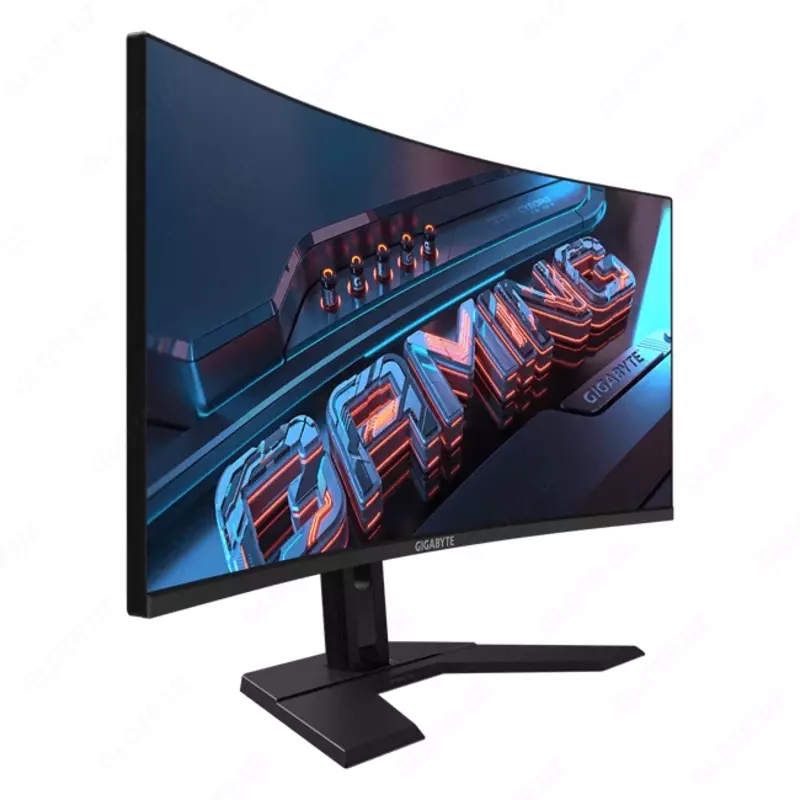 34 duymli GIGABYTE GS34WQCP-EK egri o‘yin monitori