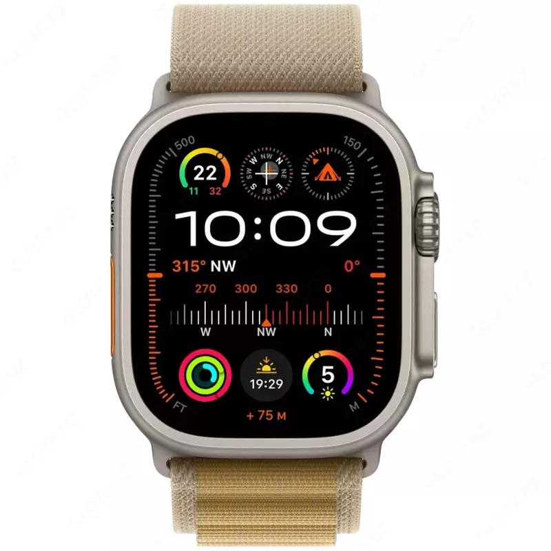 Apple Watch Ultra 2 smart soati (2024) 49 mm Tabiiy