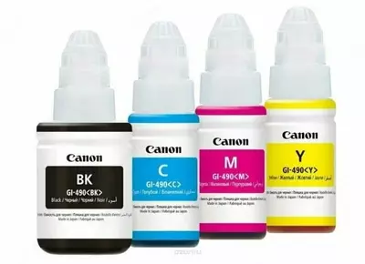 Чернила для Pixma G1400/G2400/G3400/ GI-490 (голубой, пурпурный, желтый)