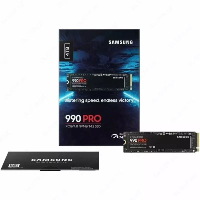 Samsung 990 PRO 4 TB MZ-V9P4T0B M.2 NVMe qattiq jism xotirasi