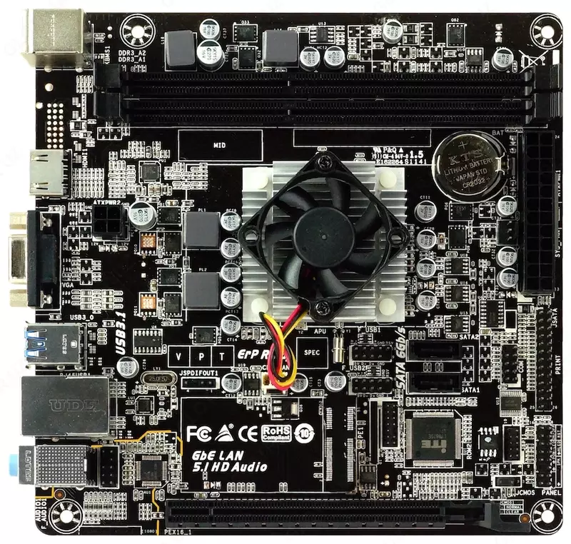 Biostar A68N-5600E tizimli platasi