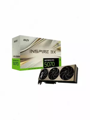 Видеокарта MSI GeForce RTX5070 INSPIRE 3X OC 12GB GDDR7