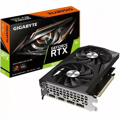 Видеокарта Gigabyte GeForce RTX3050 WINDFORCE V2 8GB