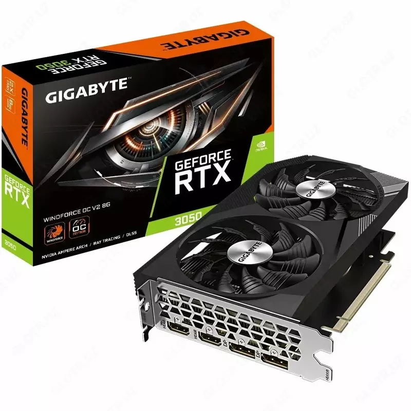 Видеокарта Gigabyte GeForce RTX3050 WINDFORCE V2 8GB