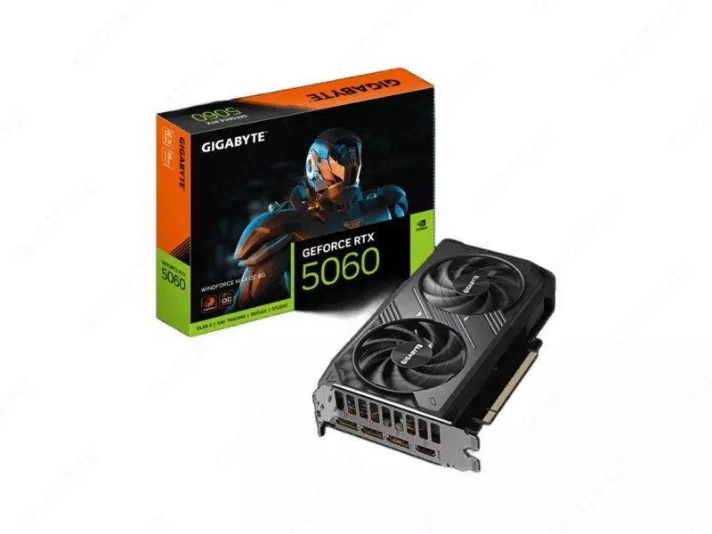 Видеокарта Gigabyte GeForce RTX5060 WINDFORCE MAX 8GB