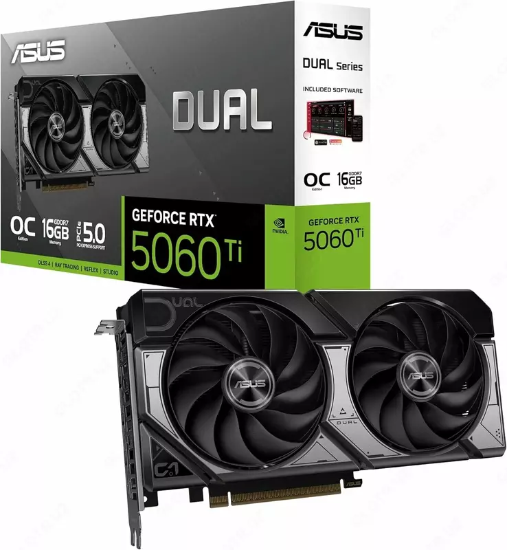 Видеокарта ASUS GeForce RTX5060Ti Dual 16GB GDDR7
