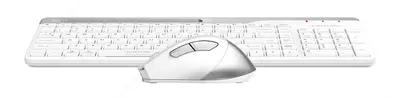 Комплект беспроводная клавиатура и мышь A4Tech Fstyler FB2535C Smoky Grey