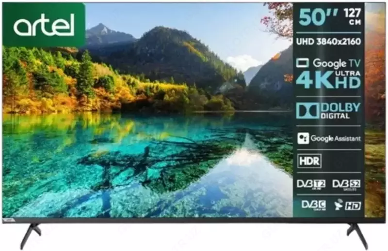  Artel 50 dyuymli televizor A50PUCH010 4K UHD Google TV (aqlli pult) - 