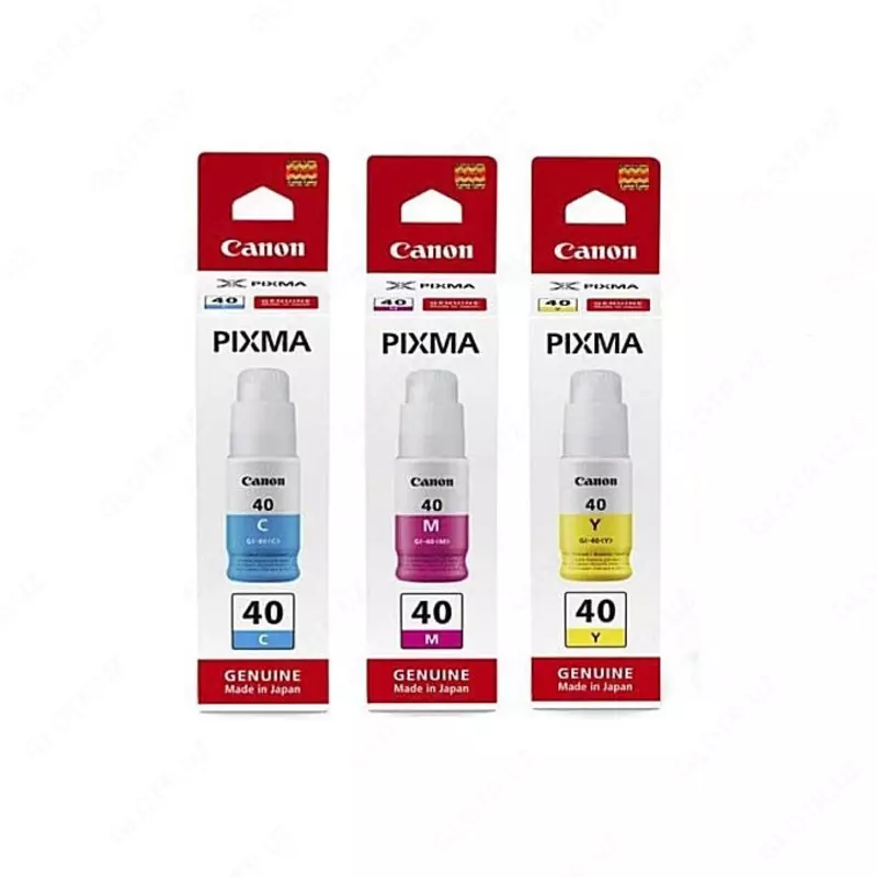 Чернила Canon INK GI-40 (желтый  голубой  пурпурный)