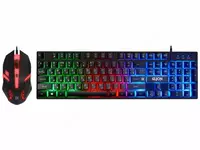 Игровая клавиатура проводная + мышь Defender Glion C-123