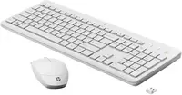 Комплект беспроводная клавиатура и мышь HP 230 Wireless Keyboard and Mouse Combo (White) (3L1F0AA)