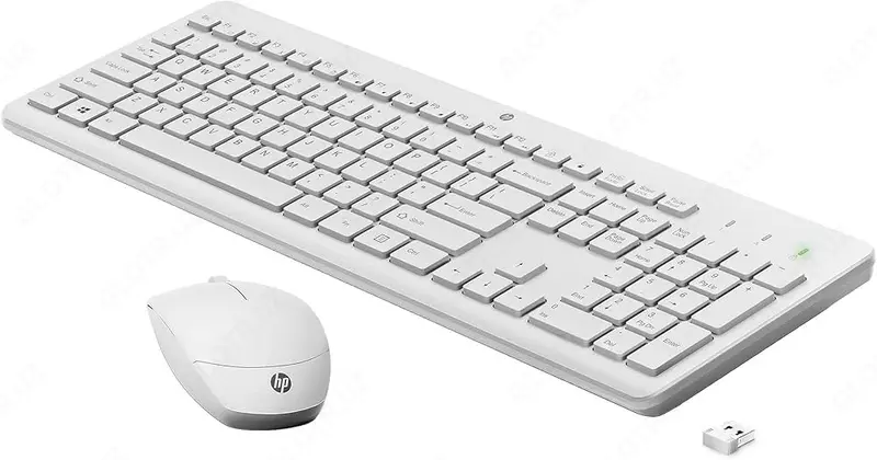 Комплект беспроводная клавиатура и мышь HP 230 Wireless Keyboard and Mouse Combo (White) (3L1F0AA)