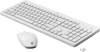 Комплект беспроводная клавиатура и мышь HP 230 Wireless Keyboard and Mouse Combo (White) (3L1F0AA)