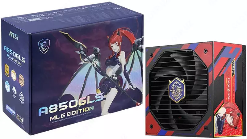 MSI A850GLS MLG EDITION / 80 Plus Gold / 850W quvvat manbai
