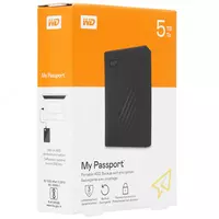  WD My Passport 5TB tashqi qattiq disk (HDD) Chakana savdo