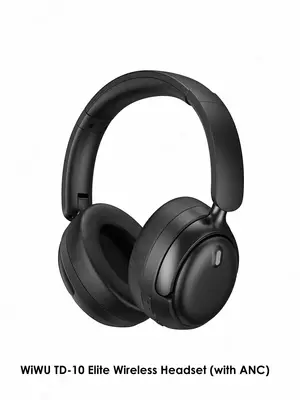 Faol shovqinni bostirish (ANC) funksiyasiga ega simsiz quloqchinlar — WiWU TD-10 Elite Wireless Headset with ANC