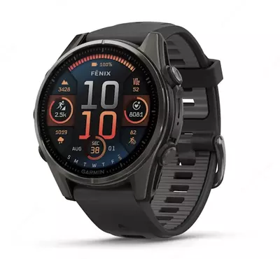   aqlli soati Garmin Fenix ​​8 – 47 mm AMOLED Sapphire Orange/Black
