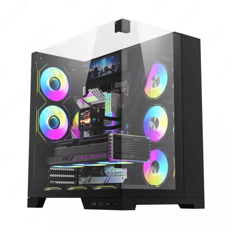 Компьютерный корпус DarkFlash TH285 PLUS BLACK