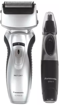 Электробритва Panasonic ES-RW30-CM520 + триммер для носа и ушей