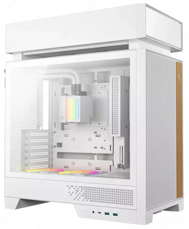 Deepcool CL6600 WHITE kompyuter korpusi (suyuqlik bilan sovutish tizimi bilan)