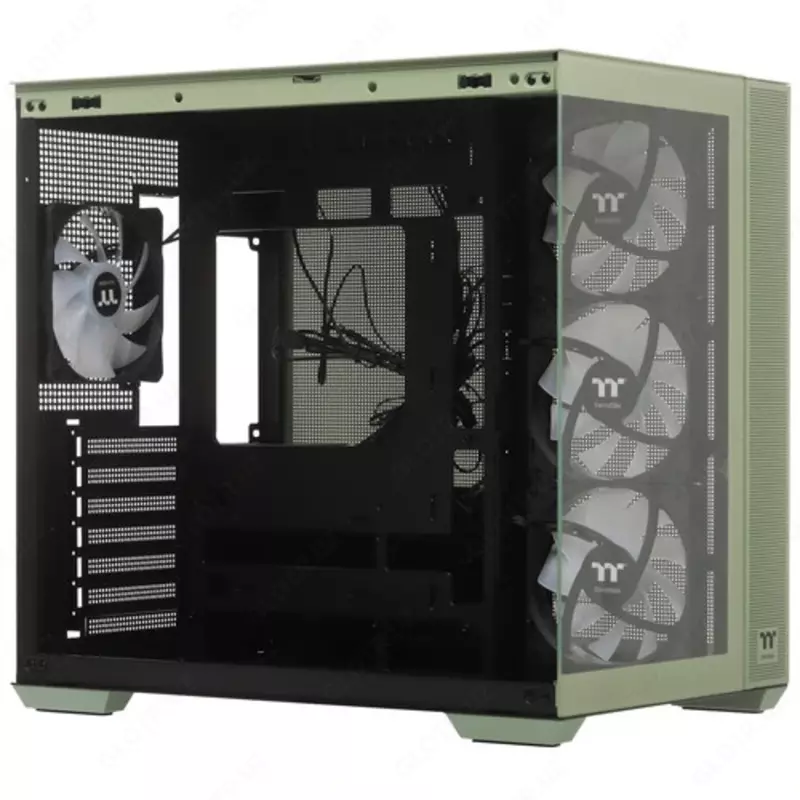   Thermaltake View 380 TG ARGB kompyuter korpusi (Matcha yashil / Gortenziya ko‘k)