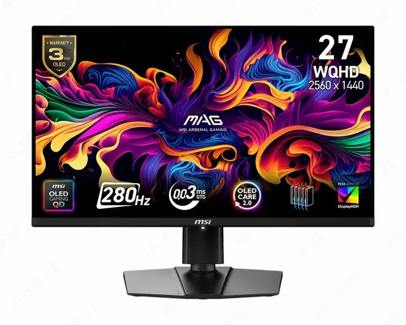 26.5" Монитор MSI MAG 271QP QD-OLED X28 280Hz Refresh