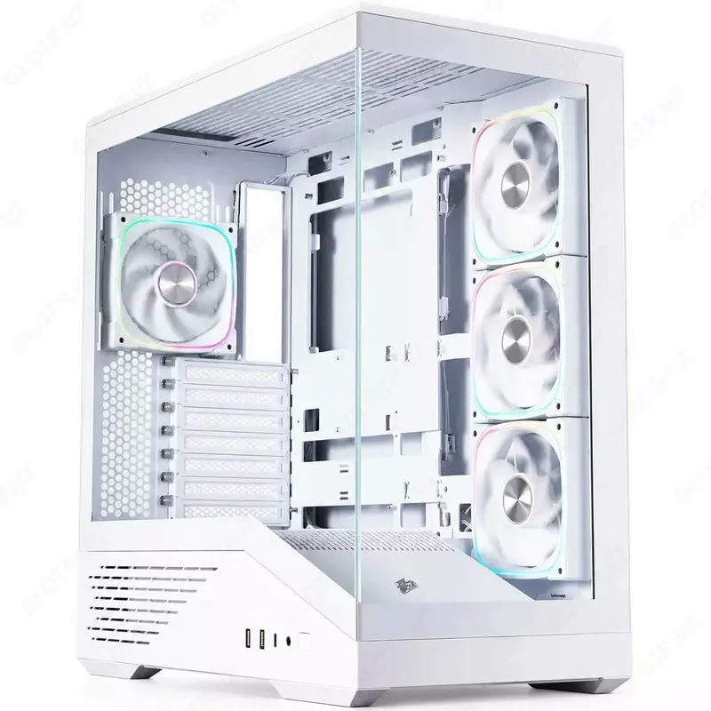Компьютерный корпус Midi-Tower 1STPLAYER GM7 ARGB White
