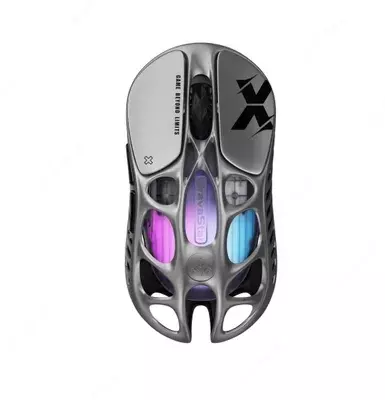 Мышь игровая беспроводная GravaStar Mercury X BT/WL/USB-A RGB Black / Gray