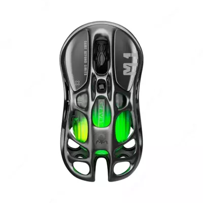 Мышь беспроводная/проводная GravaStar Mercury M1 Pro Gunmetal Gray / Black