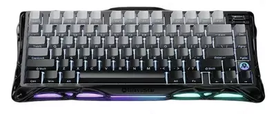  Игровая беспроводная клавиатура GravaStar Mercury K1 Black / White - 