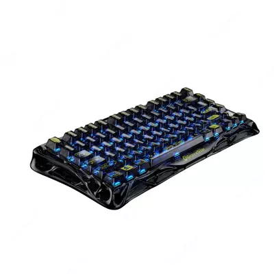   Игровая беспроводная/проводная клавиатура GravaStar Mercury K1 Lite Black / White