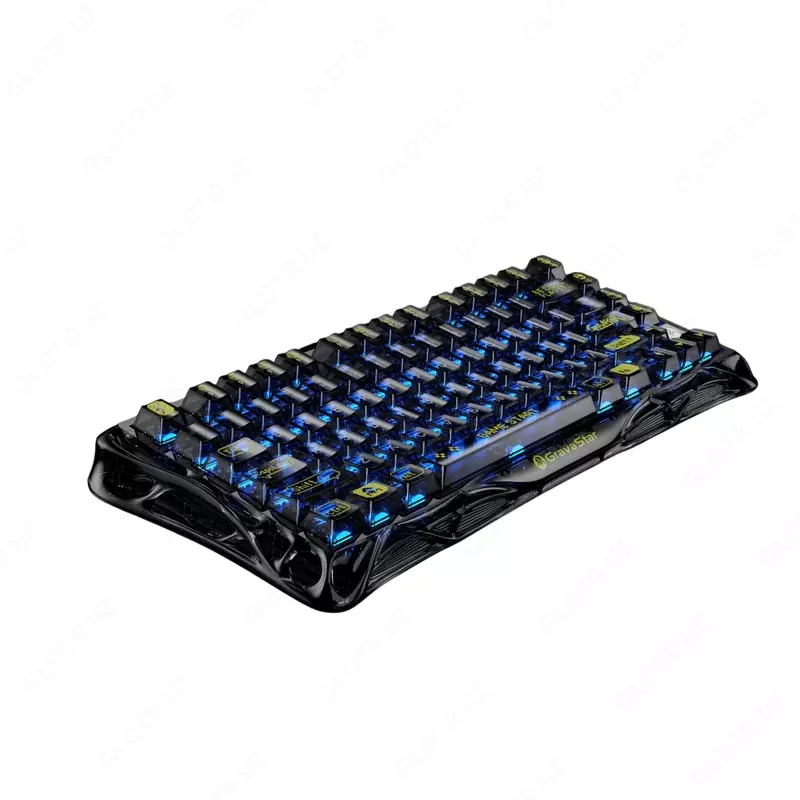   Игровая беспроводная/проводная клавиатура GravaStar Mercury K1 Lite Black / White