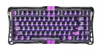 GravaStar Mercury V75 Lite simli o‘yin klaviaturasi (75 ta tugma / Blackcore / USB-A / Shaffof qora)
