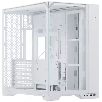 Lian Li O11 Vision Compact qora / oq rangli kompyuter korpusi