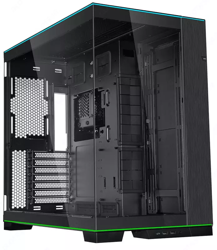 Lian Li O11D EVO RGB qora / oq rangli kompyuter korpusi