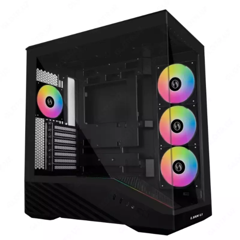 Lian Li Vector V100R kompyuter korpusi (4x120 mm RGB) qora