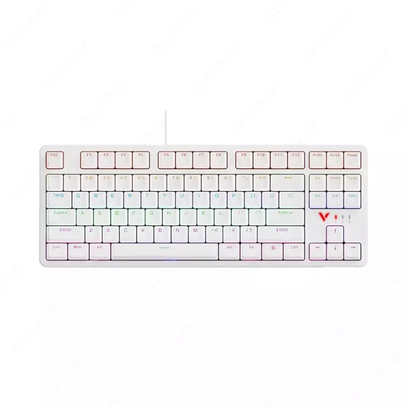 Игровая клавиатура механическая проводная Rapoo V500PRO-87 White