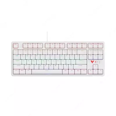 Игровая клавиатура механическая проводная Rapoo V500PRO-87 White