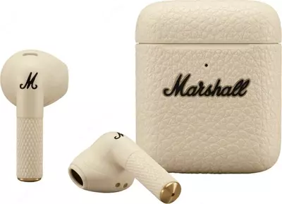 TWS Marshall Minor 3 Black / Cream simsiz quloqchinlari