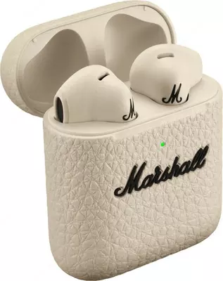 TWS Marshall Minor 3 Black / Cream simsiz quloqchinlari