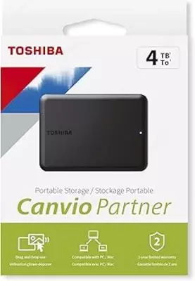 Toshiba Canvio Partner 4TB tashqi SSD