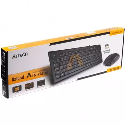 A4Tech KR-8520D simli klaviatura va sichqoncha to‘plami