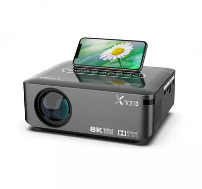 Xnano X1 8K Wi-Fi Full HD proyektori (qora/oq)