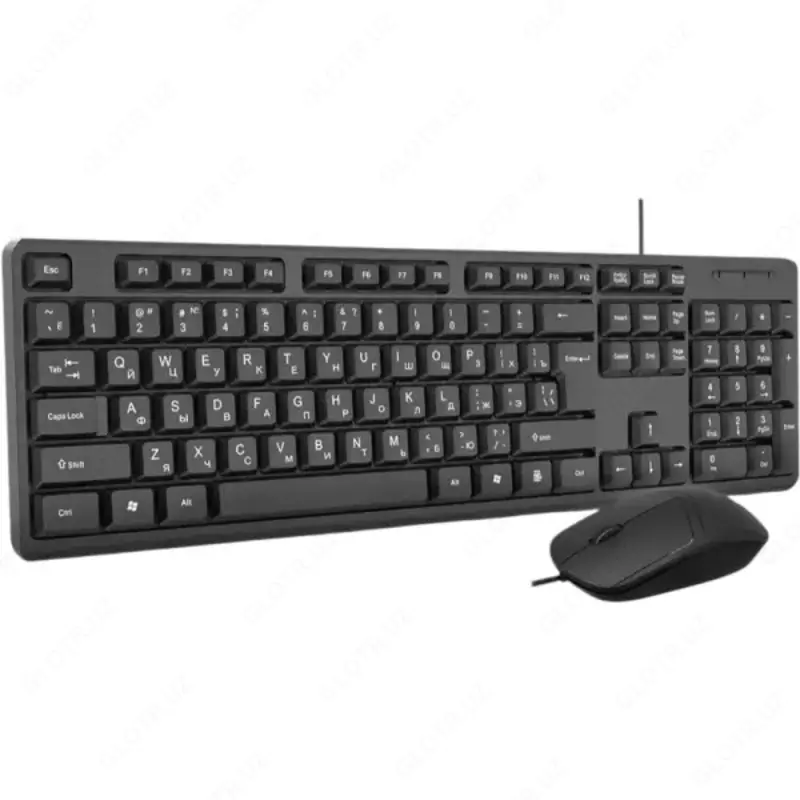 Комплект проводная клавиатура + мышь AVT CB300 USB